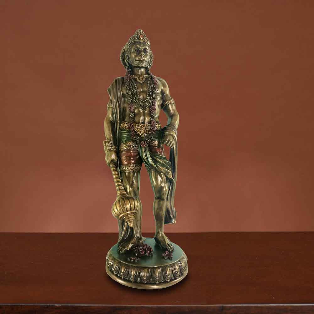 Cold Cast Standing Lord Hanuman Statue
